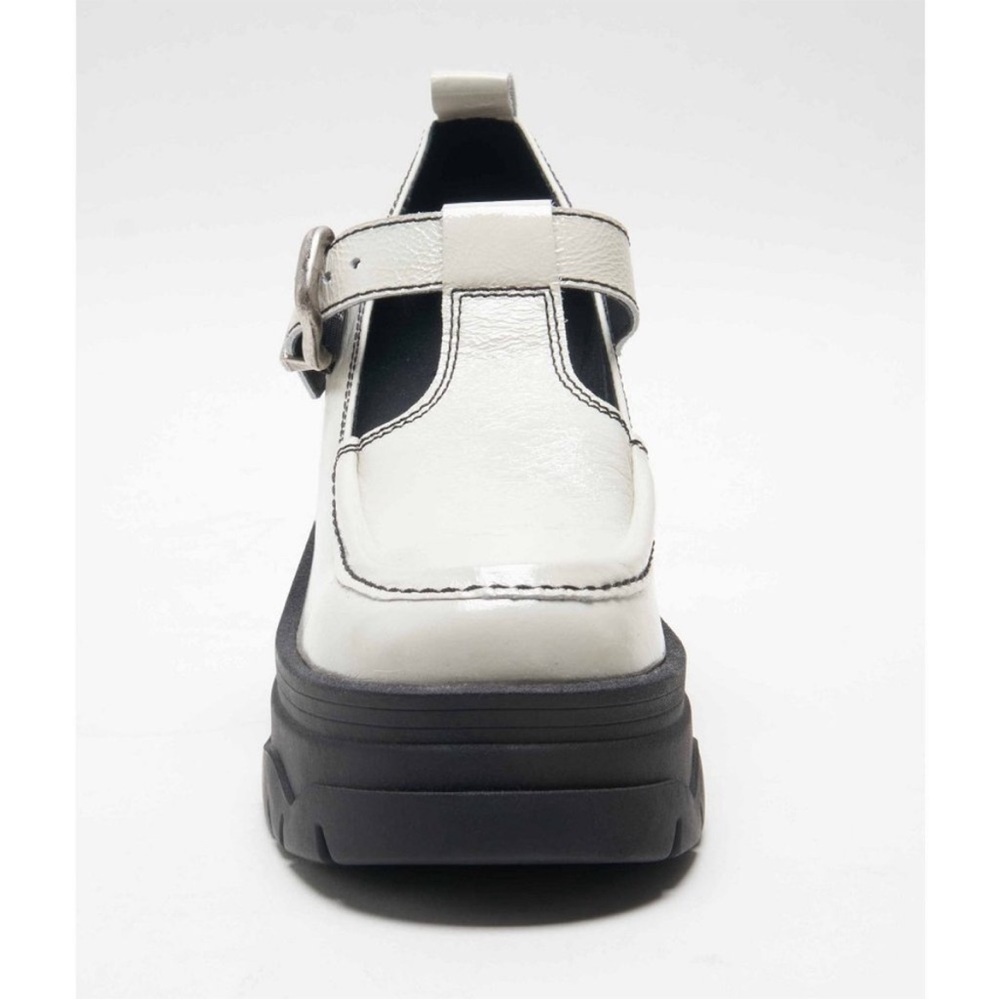 FREE PEOPLE Antique Ivory Mayla Platform Mary Janes - Picture 9 of 11